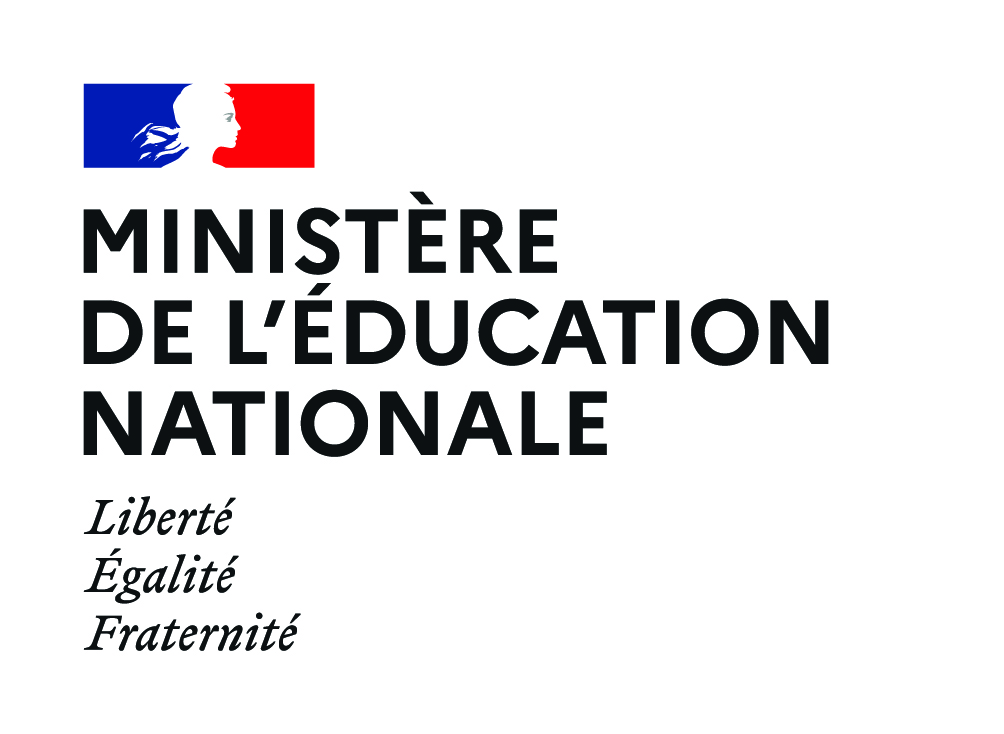 Logo Ministère de l'éducation nationale : Liberté, Egalité, Fraternité